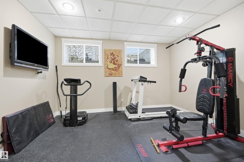 13 Sylvan Drive, St. Albert, AB - Indoor Photo Showing Gym Room