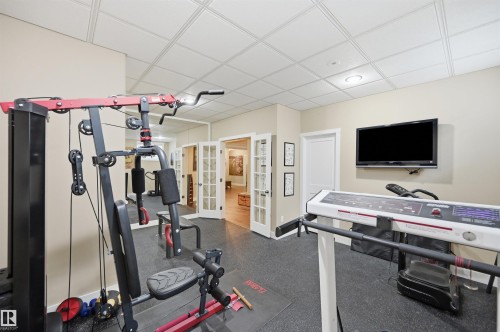 13 Sylvan Drive, St. Albert, AB - Indoor Photo Showing Gym Room