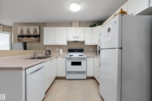 #124 15499 Castle Downs Rd Nw, Edmonton, AB - Indoor Photo Showing Kitchen With Double Sink