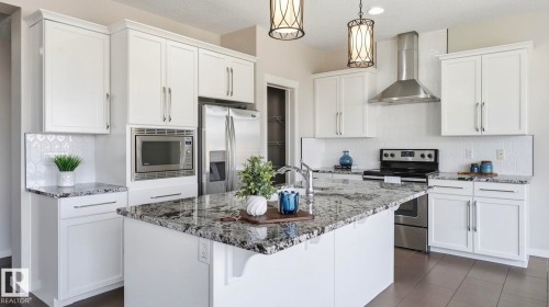 1832 56 Street Sw, Edmonton, AB - Indoor Photo Showing Kitchen With Upgraded Kitchen