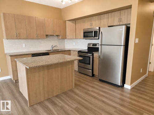 #203 10518 113 St Nw, Edmonton, AB - Indoor Photo Showing Kitchen