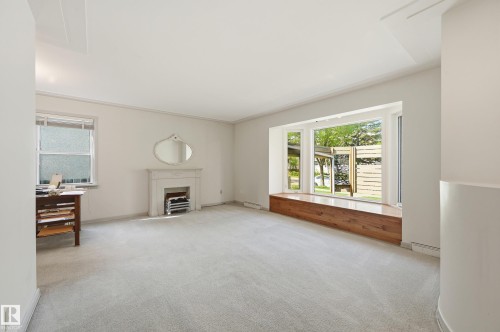 10935 127 Street Nw, Edmonton, AB - Indoor With Fireplace