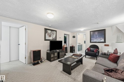10935 127 Street Nw, Edmonton, AB - Indoor Photo Showing Living Room