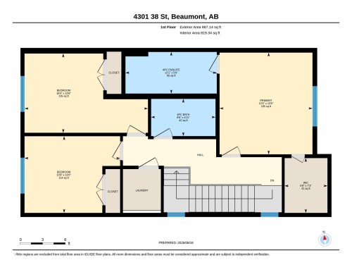 Floor plan - 4301 38 St, Beaumont, AB - Other