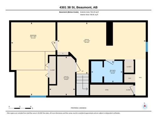 Floor plan - 4301 38 St, Beaumont, AB - Other