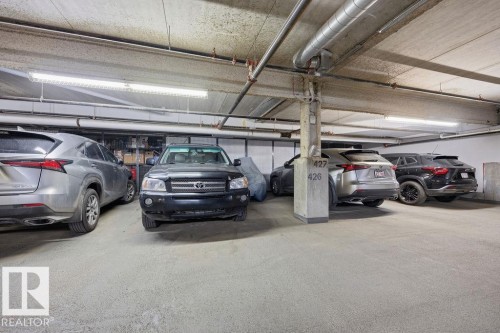 #433 5151 Windermere Bv Sw, Edmonton, AB - Indoor Photo Showing Garage