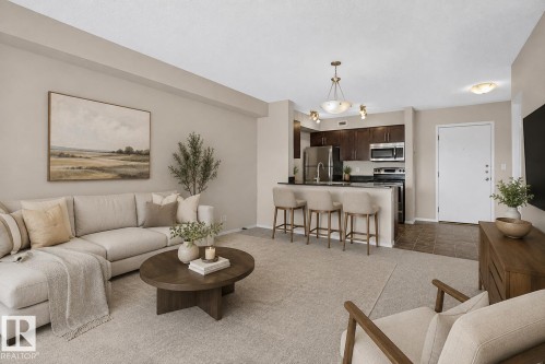 #417 12045 22 Av Sw, Edmonton, AB - Indoor Photo Showing Living Room