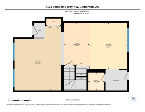 Floor plan - 4121 Tompkins Way Nw, Edmonton, AB - Other