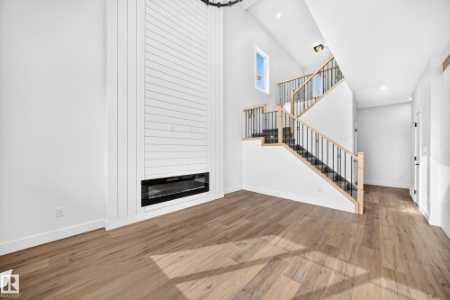 77 Elliott Wynd, Fort Saskatchewan, AB - Indoor With Fireplace
