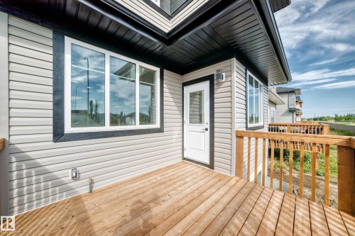 77 Elliott Wynd, Fort Saskatchewan, AB - Outdoor With Deck Patio Veranda With Exterior