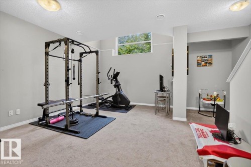 3124 Paisley Road Sw, Edmonton, AB - Indoor Photo Showing Gym Room