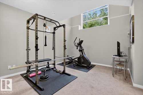 3124 Paisley Road Sw, Edmonton, AB - Indoor Photo Showing Gym Room