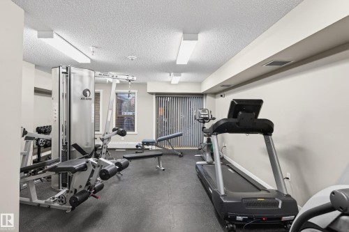 #311 3719 Whitelaw Ln Nw, Edmonton, AB - Indoor Photo Showing Gym Room