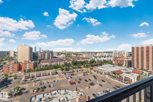 View from the balcony - #1408 10125 109 St Nw, Edmonton, AB - Outdoor With View