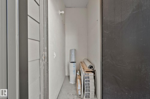 Storage on the balcony - #1408 10125 109 St Nw, Edmonton, AB - Indoor Photo Showing Bathroom