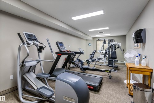 #233 279 Suder Greens Dr Nw, Edmonton, AB - Indoor Photo Showing Gym Room
