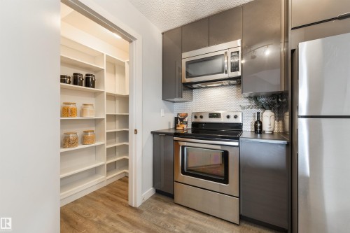 #409 10153 117 St Nw, Edmonton, AB - Indoor Photo Showing Kitchen