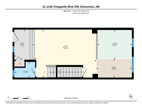Floor plan - #21 1140 Chappelle Bv Sw, Edmonton, AB - Other