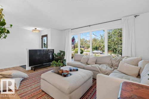 9047 52 Street Nw, Edmonton, AB - Indoor Photo Showing Living Room