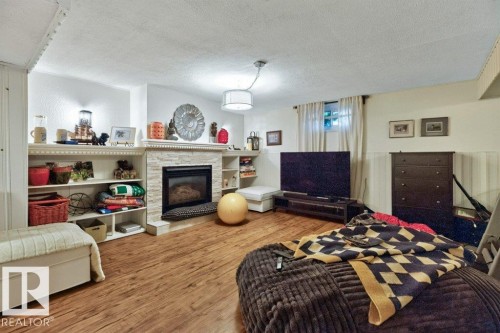 9047 52 Street Nw, Edmonton, AB - Indoor With Fireplace