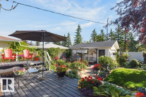 9047 52 Street Nw, Edmonton, AB - Outdoor With Deck Patio Veranda