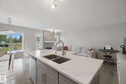 735 176 Street Sw, Edmonton, AB - Indoor Photo Showing Kitchen With Double Sink