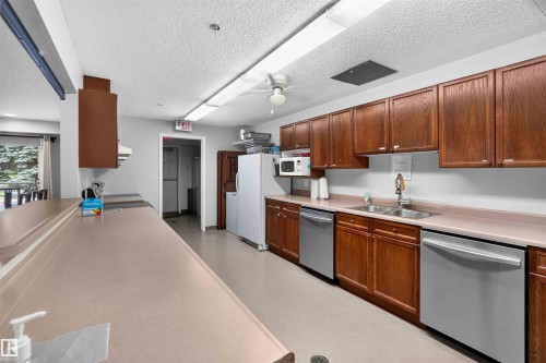 #212 9535 176 St Nw, Edmonton, AB - Indoor Photo Showing Kitchen With Double Sink