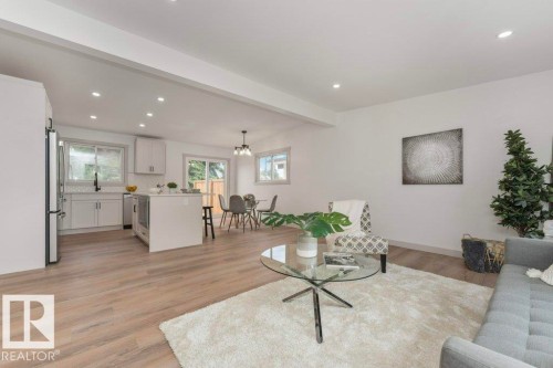 4703 117 Street Nw, Edmonton, AB - Indoor Photo Showing Living Room