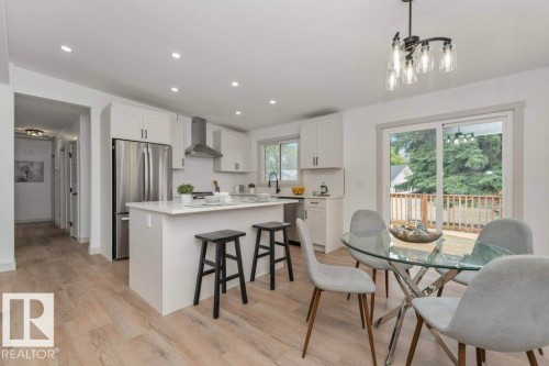 4703 117 Street Nw, Edmonton, AB - Indoor Photo Showing Dining Room