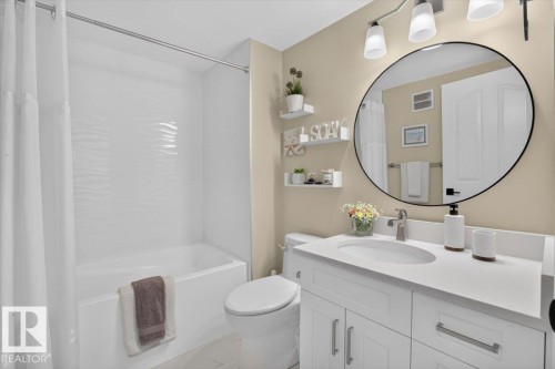 Completely redone!  stunning! - #300 7839 96 St Nw, Edmonton, AB - Indoor Photo Showing Bathroom