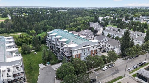 Backs onto the mill creek ravine and access to the whole city using  the walking paths.  Nature just out your door! - #300 7839 96 St Nw, Edmonton, AB - Outdoor With View