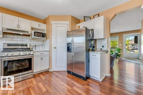 4424 28A Street Nw, Edmonton, AB - Indoor Photo Showing Kitchen With Stainless Steel Kitchen