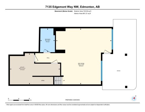 Floor plan - 7135 Edgemont Way Nw, Edmonton, AB 