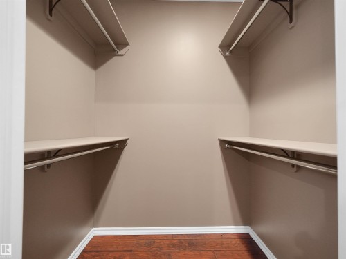 Built-in shelving with hanging rods - 614 Silver Berry Road Nw, Edmonton, AB - Indoor With Storage