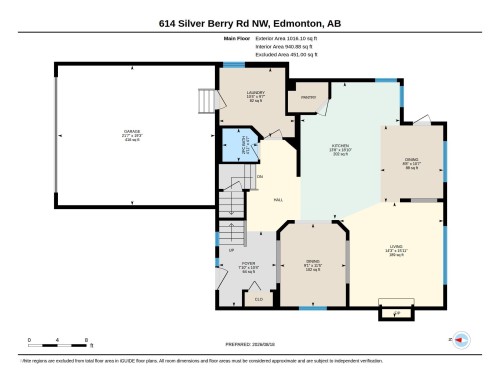 Floor plan - 614 Silver Berry Road Nw, Edmonton, AB - Other