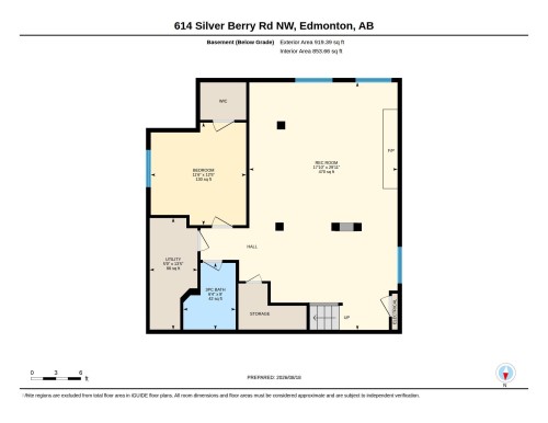 Floor plan - 614 Silver Berry Road Nw, Edmonton, AB - Other