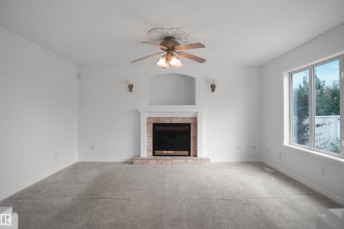 15507 91 Street Nw, Edmonton, AB - Indoor With Fireplace