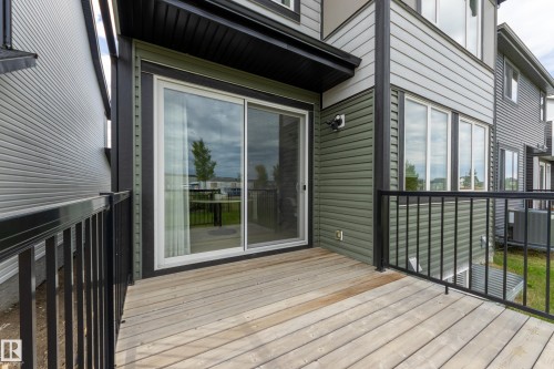 111 Stiles Bend, Leduc, AB - Outdoor With Deck Patio Veranda With Exterior