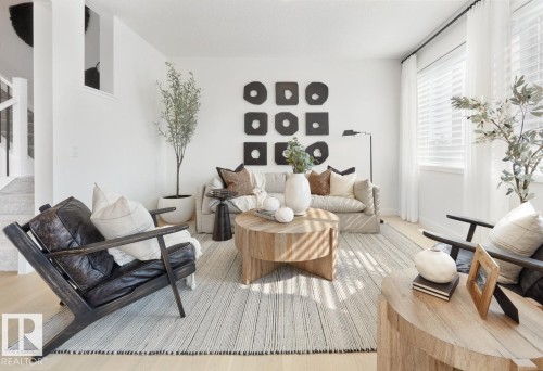 111 Stiles Bend, Leduc, AB - Indoor Photo Showing Living Room