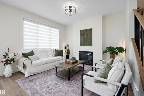 13007 213 Street Nw, Edmonton, AB - Indoor Photo Showing Living Room