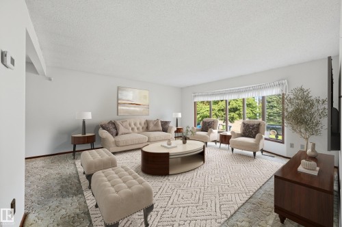 8119 24 Avenue Nw, Edmonton, AB - Indoor Photo Showing Living Room