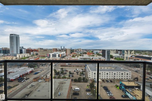 #1701 10303 105 St Nw, Edmonton, AB - Outdoor With Balcony With View