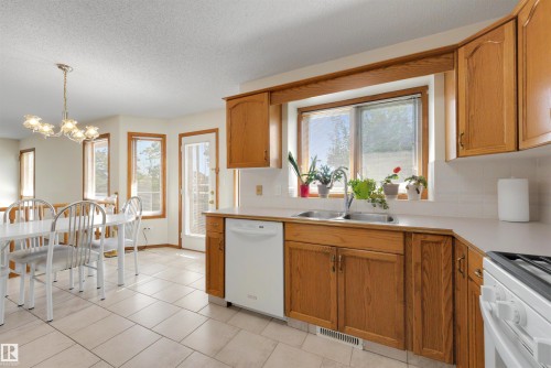 15304 74 Street Nw, Edmonton, AB - Indoor Photo Showing Kitchen With Double Sink