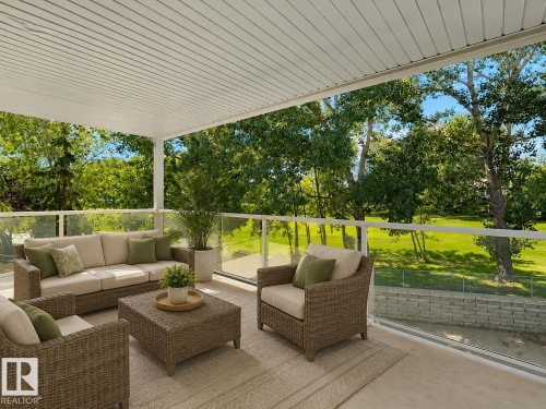 AI Generated - #206 260 Lewis Estates Bv Nw, Edmonton, AB - Outdoor With Deck Patio Veranda