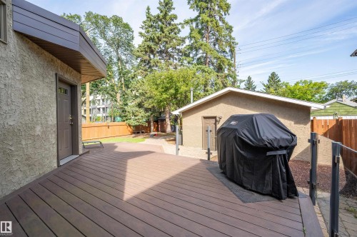 11446 75 Avenue Nw, Edmonton, AB - Outdoor With Deck Patio Veranda With Exterior