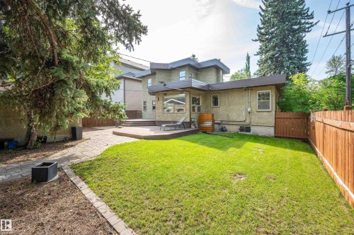 11446 75 Avenue Nw, Edmonton, AB - Outdoor With Deck Patio Veranda With Backyard