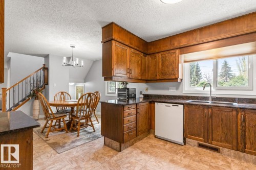 10502 158 Street Nw, Edmonton, AB - Indoor Photo Showing Kitchen With Double Sink