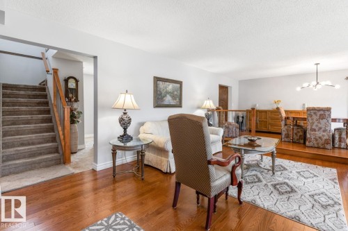 10502 158 Street Nw, Edmonton, AB - Indoor Photo Showing Living Room