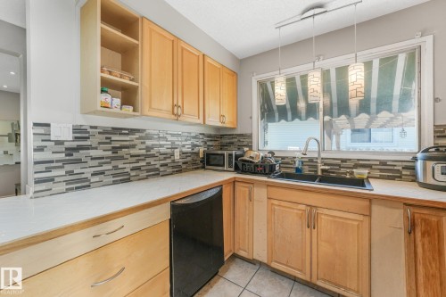 5914 91 Avenue Nw, Edmonton, AB - Indoor Photo Showing Kitchen With Double Sink