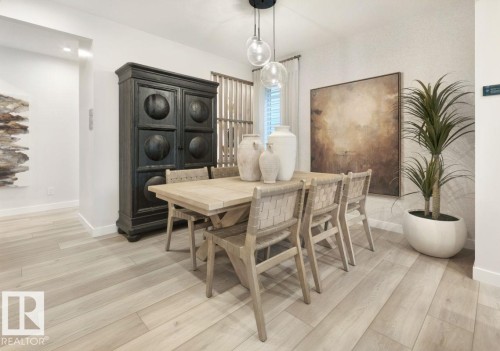 3247 Dixon Way Sw, Edmonton, AB - Indoor Photo Showing Dining Room